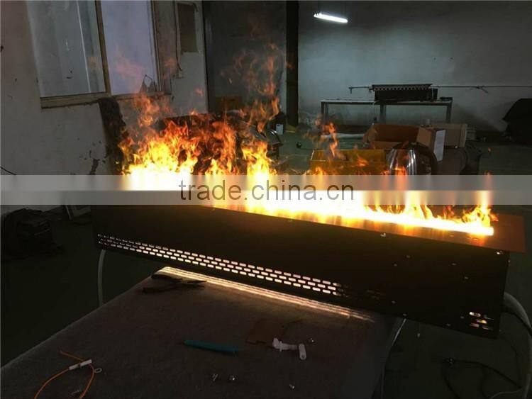 3D flame no cast iron square round 220v electric fireplace