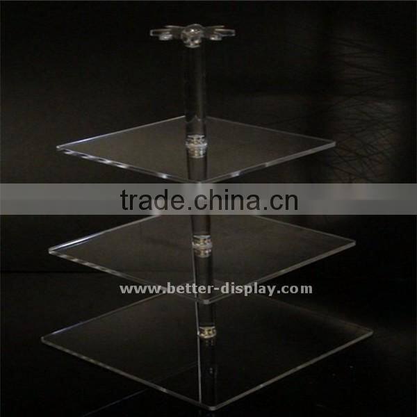 wholesale acrylic 4 tier wedding cake stand