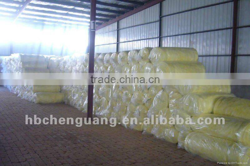Glass wool felt in rolls