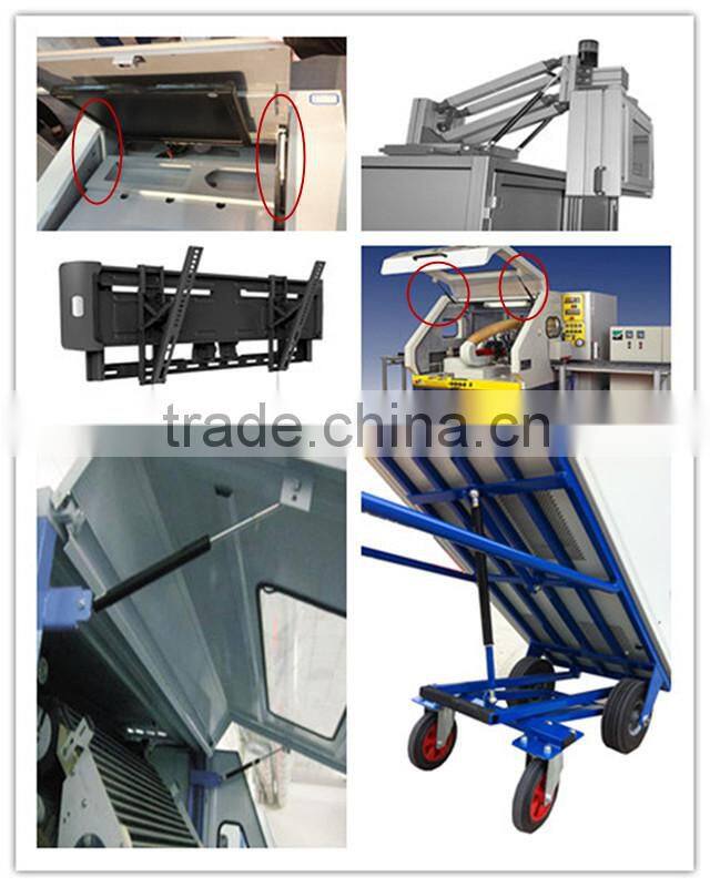 High quality gas spring with nitrogen filled in for lid supporting(ISO9001:2008)