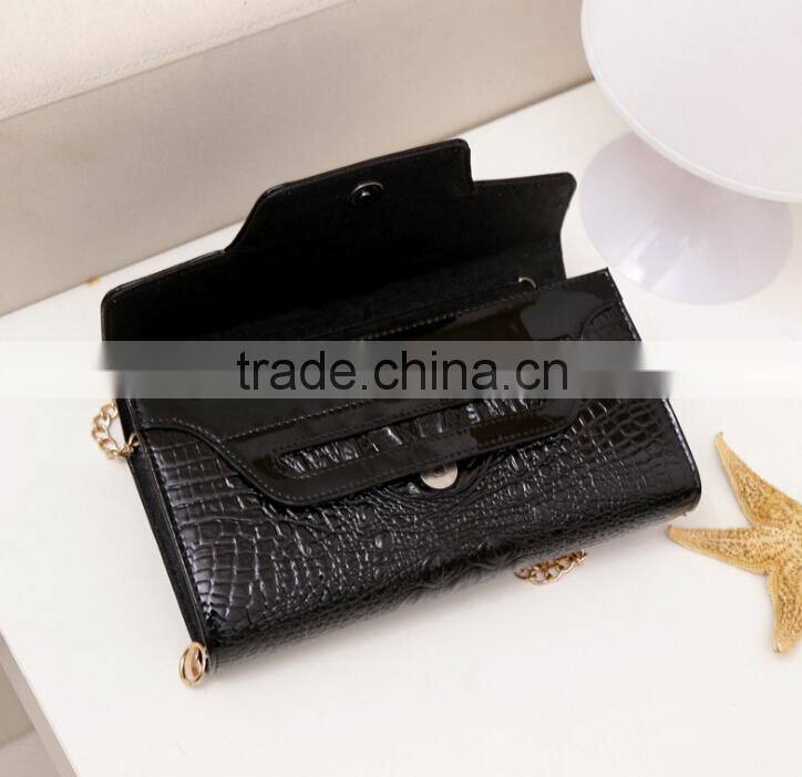 new lady leather handbag fashion makeup bag
