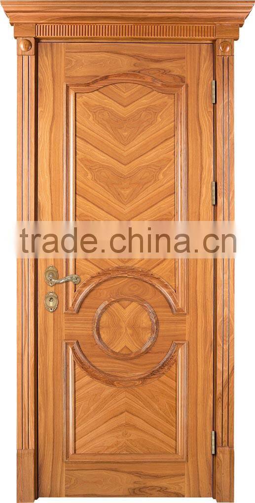 Wooden front entry doors