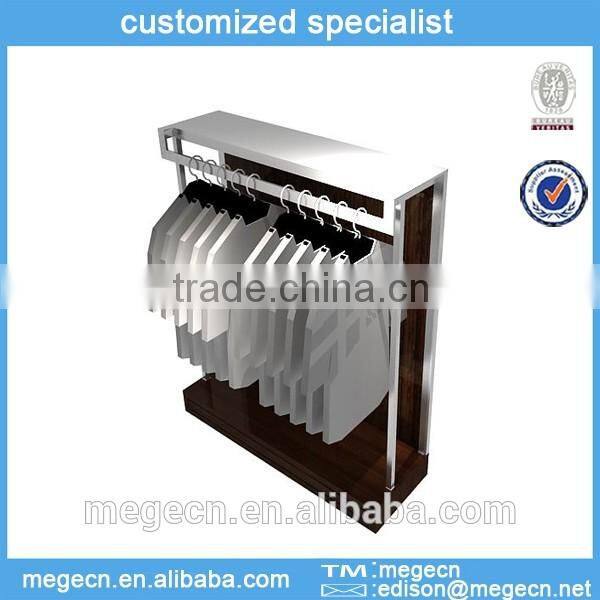 metal exhibition garment horizontal bar display shelf