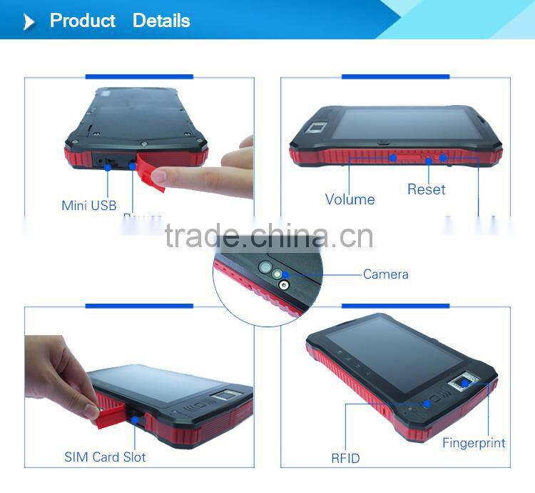 Waterproof 4G LTE Honeywell High Power Infrared Barcode Scanner Android smart touch tablet