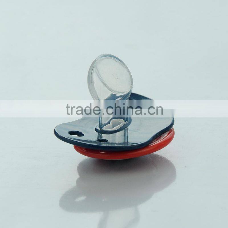 Beautiful print ABS material silicone pacfier baby pacifier