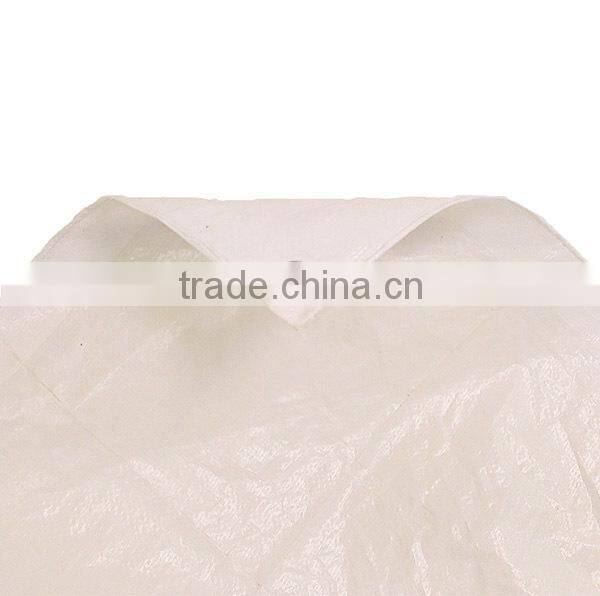 White color PE tarpaulin for building protection