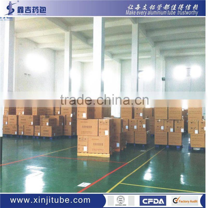 CFDA Certified Pharmaceutical/ Cosmetic Collapsible Aluminum Tube Gel