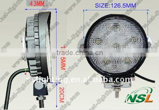 4" 18W super bright led offroad lightLED Work Light for car NSL-1806R-18W