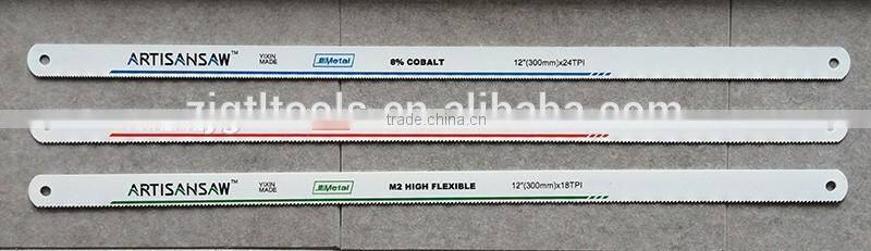Free Shipping Flexible HSS Bi-metal M42 12"x1/2" (300mm Length) Hacksaw Blades 24TPI for metal Hand steel saw blades