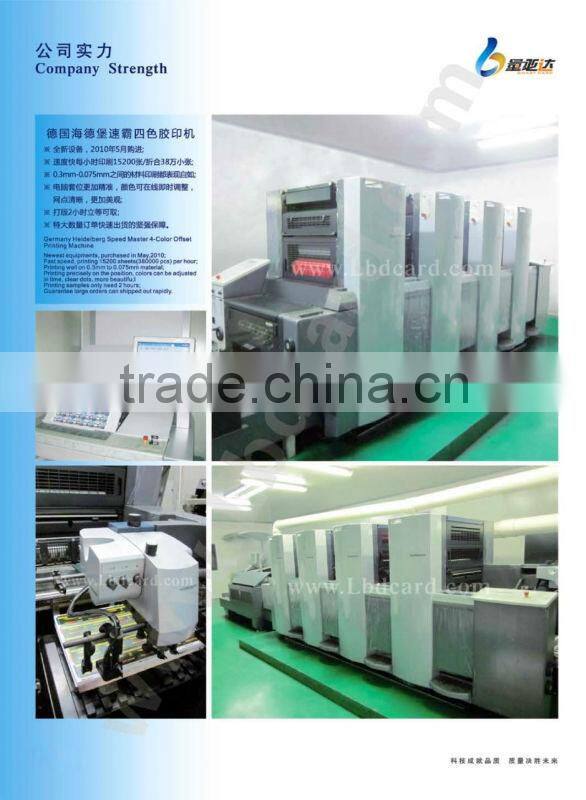 ISO 18000-6C Gen2 protocol UHF RFID Card with Alien Higgs 3 chip RFID card