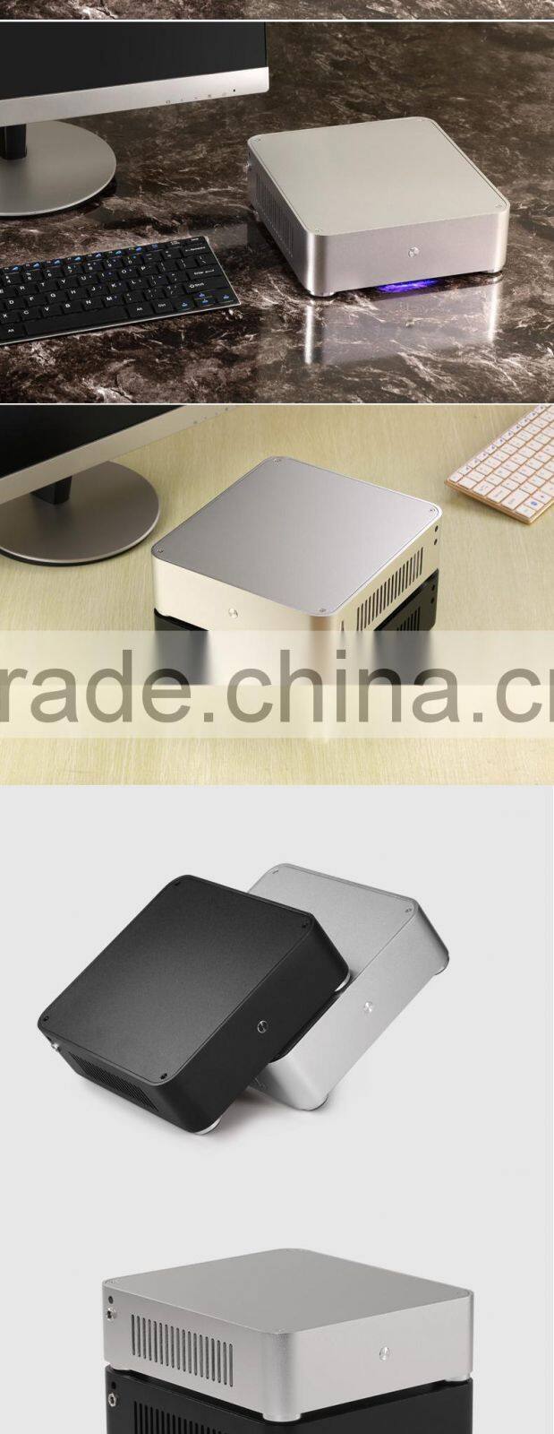 Mini ITX Case Realan Sand Blasting Thin Mini ITX Computer Case W60 ,Welcome OEM