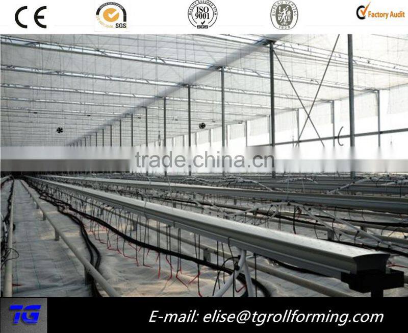 high quality exporting hydroponic metal gutter roll forming machine
