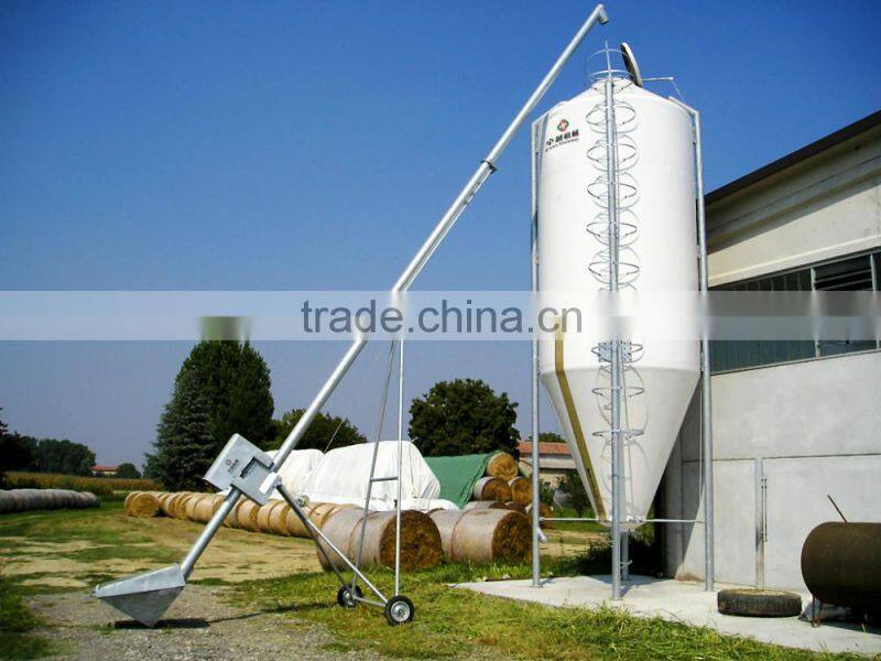 Rigid screw conveyor for feed