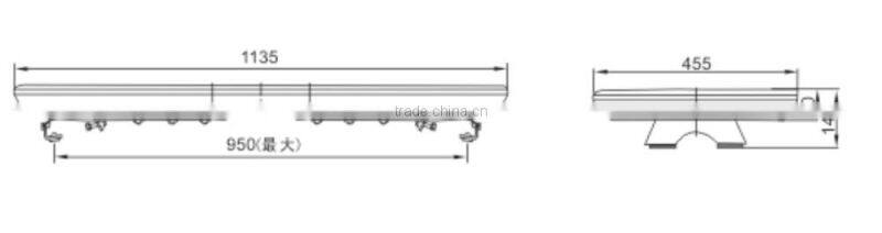 red and blue led police lights led warning strobe light bar TBD-9100L/BR