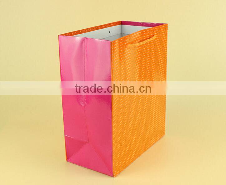 Bronzing garment paper bags Handbag Professional quality