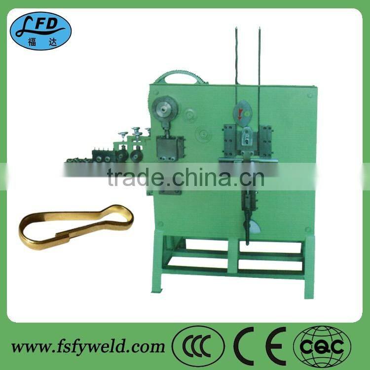 Automatic steel wire buckle forming machine for handbag