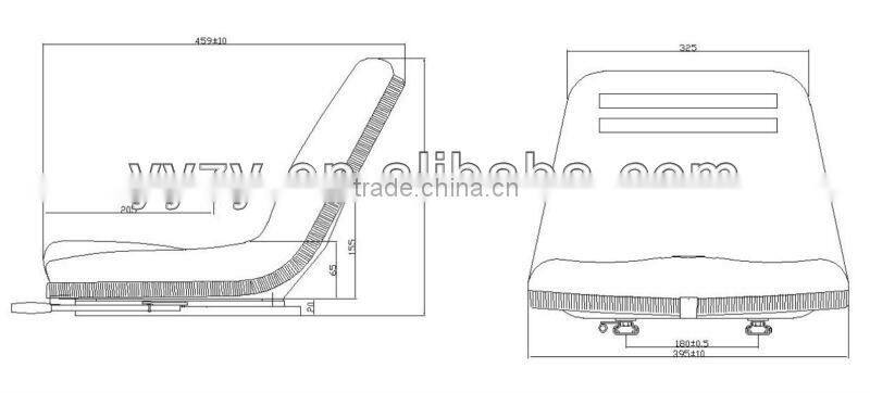 Ride on cleaning sweeper seat YY12 for wholesale