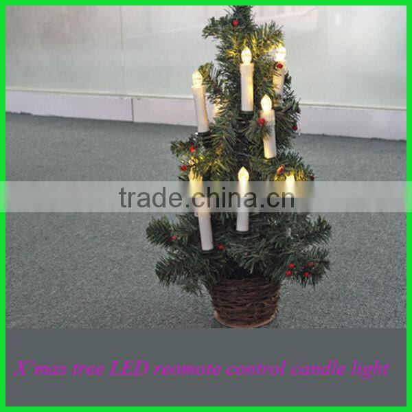 Remote control electric candle Christmas tree light LED