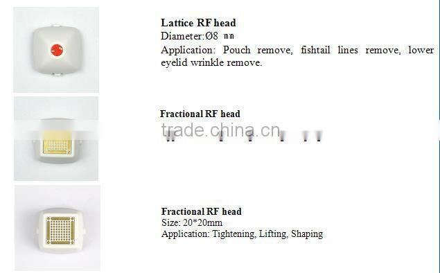 fractional RF beauty equipment for skin lifting wrinkle removal
