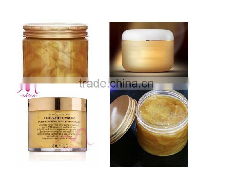 24k gold leaf facial mask anti-aging control whitening moisturizing face mask