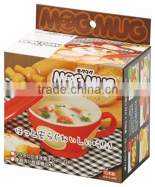 MOGMUM Soup Mug with Lid Orange Plastic