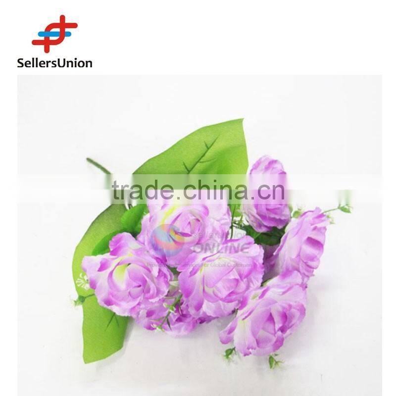 No.1 yiwu exporting commisssion giant artificial flower purple agent required