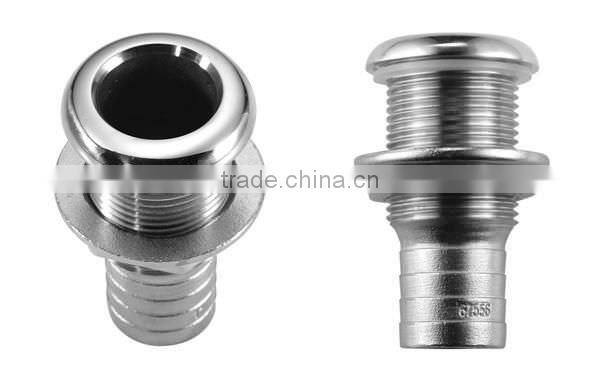 China boat Yacht thru hull,yacht through hull outlet ,marine fitting thru hull,steel hull boat sale