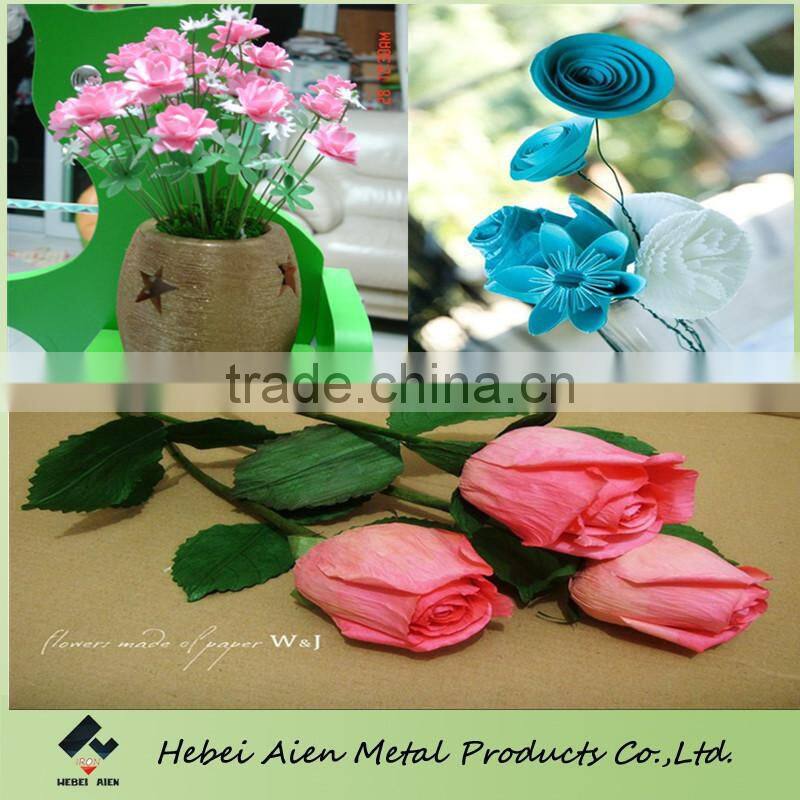 paper covered floral stem wire for decoration