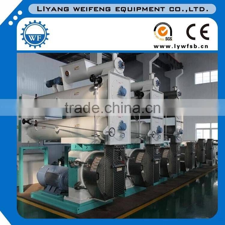 CE fish feed pellet machine line/fish feed pellet line