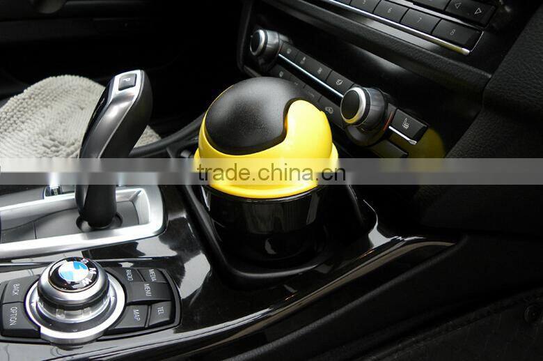 Portable ashtray mini trash can for automobile plastic wastebin for promotion
