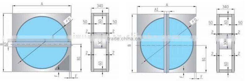 UAE popular heat recovery wheel AHU core high temperature resistance