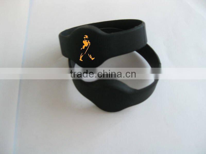 Silicon HF/LF rfid wristband
