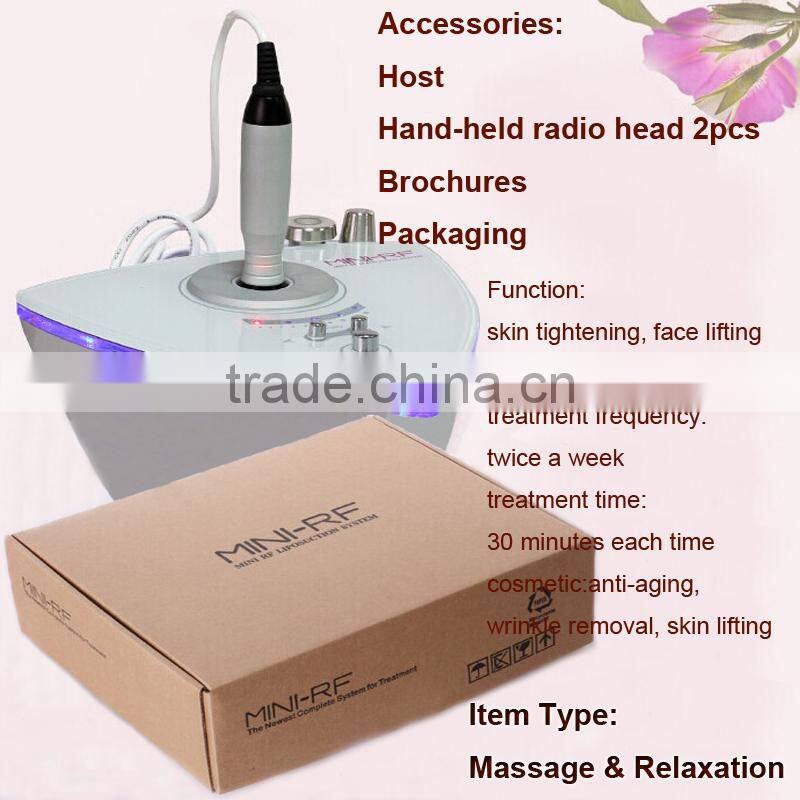Polar RF / Tripolar RF Anti-aging Wrinkle Removal face lift Skin Care Machines