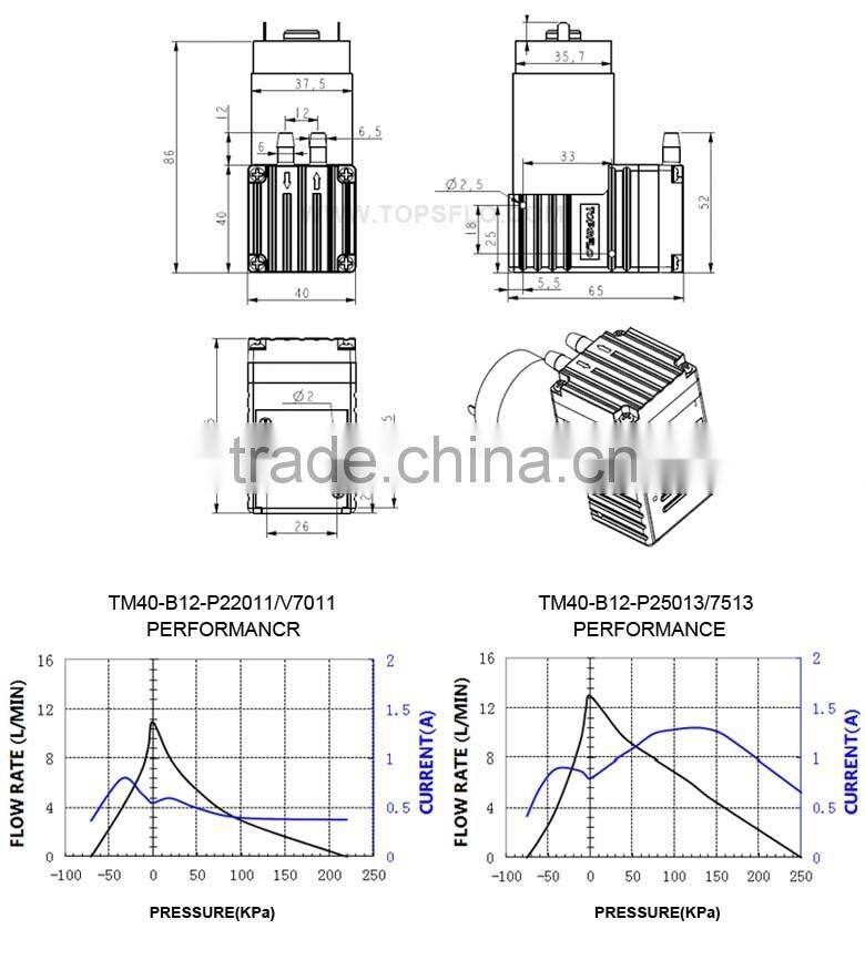 TOPSFLO High Performance Silent vacuum sealer machine pump