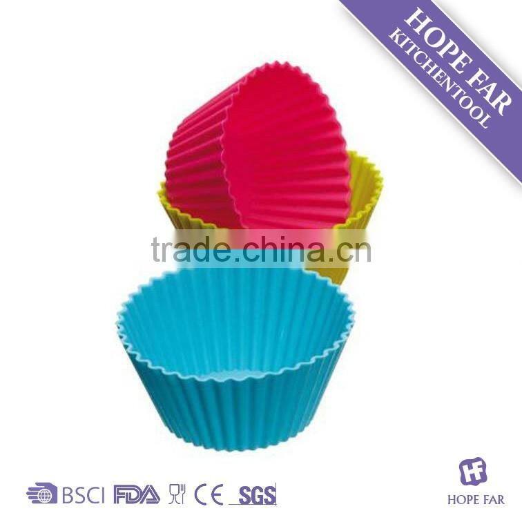 HF-181 Common yellow color silicone cake mould