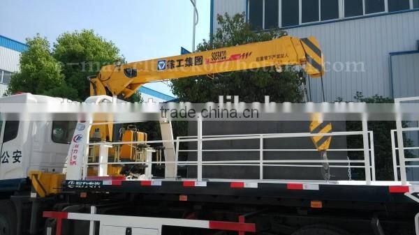 185hp 4*2 DONGFENG Wrecker Truck with Crane 5ton