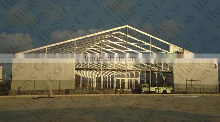 ISO approved Hard wall system warehouse tent for industry
