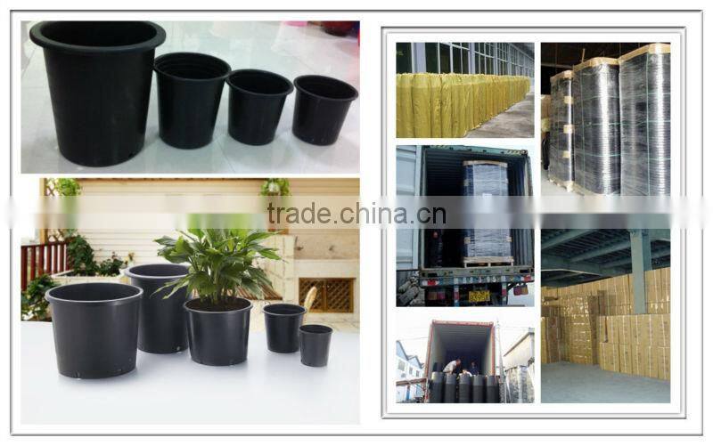 4 gallon round plastic flower pot nursery pots plastic containers