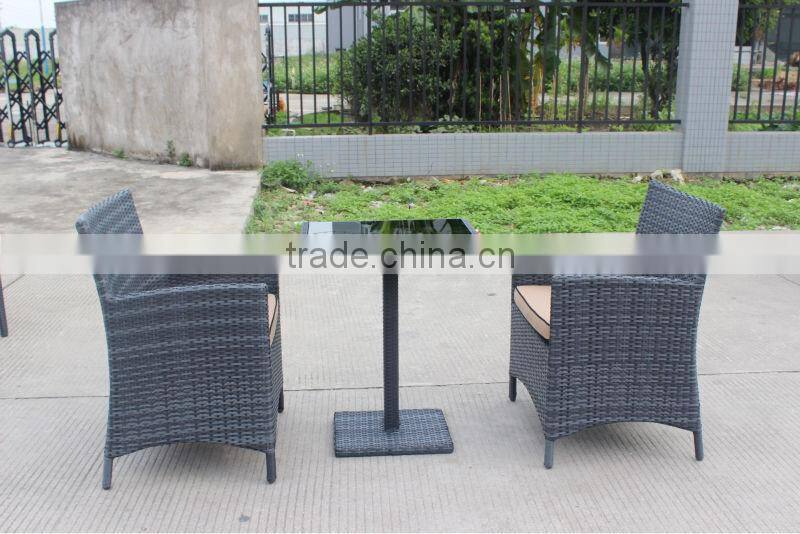 CF1203 Outdoor synthetic rattan furniture elegant coffee table and chairs sets