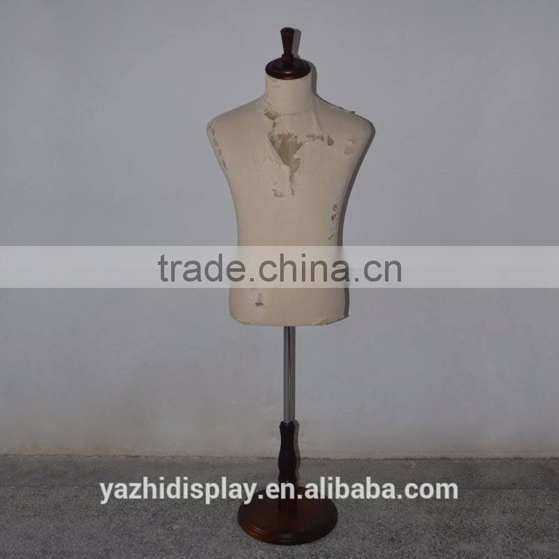 NEW NEW NEW vintage Worn out fabric tailor male mannequins for suit display