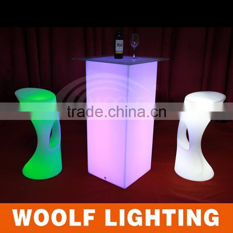Smash Hit Waterproof Color Changing Bar Used LED Cube Cocktail Table LED Table