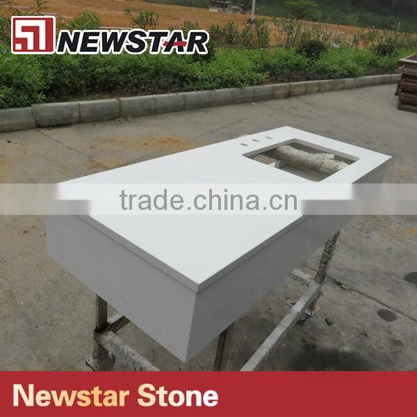 Newstar White Quartz Countertop ,Vanity Top/,Worktop ,Bench Top