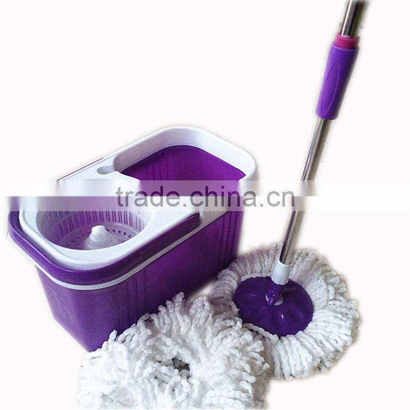 360 degree super easy spin magic mop with two wheels