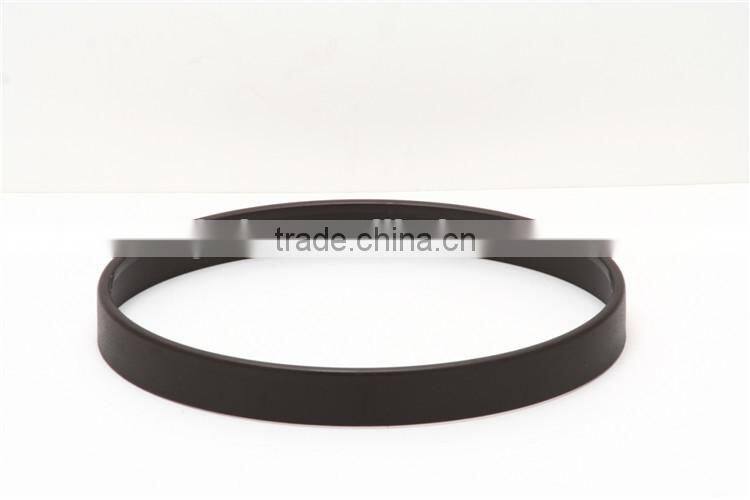 Plastic Leather Medium Semi Round Trash Can Wastebin 9L