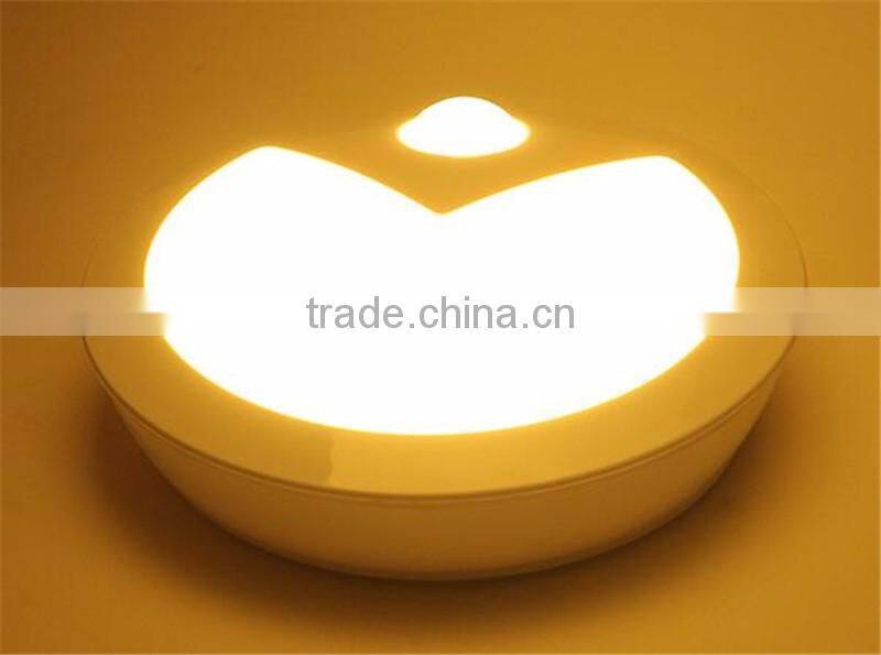 Energy saving LED light eat peas human body induction lamp Intelligent light sensing creative bedside lamp Baby night lamp