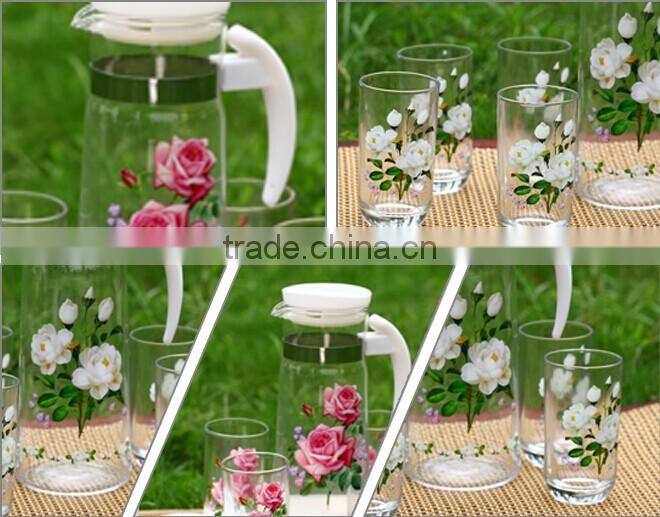 New popular high quality glass grace tea ware