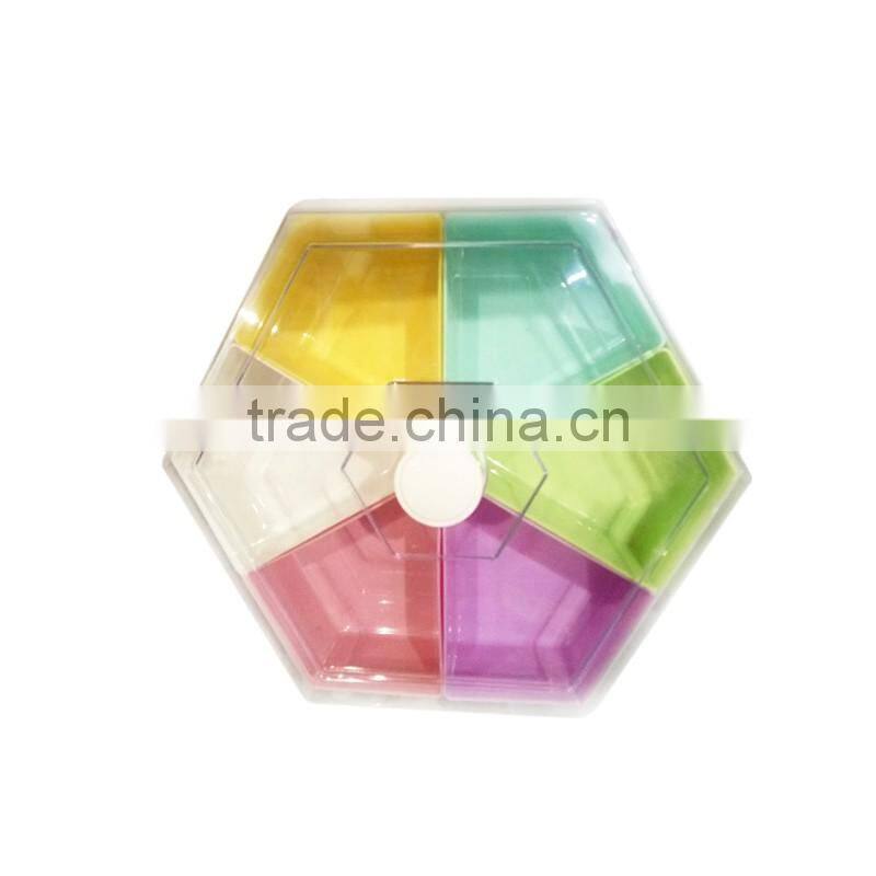 Wholesale plastic divide candy plate