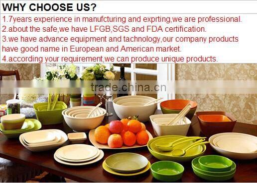 bamboo fiber cup wholesale with silicone lid + holder