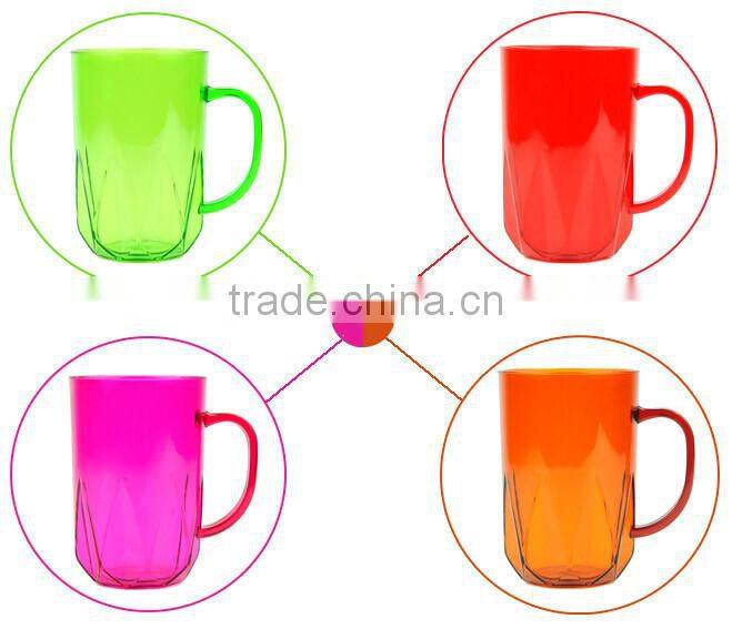 Supply fashion Creative handle plastic Wash Cup (320ml)