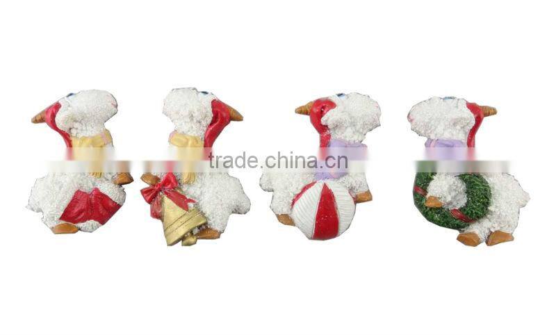 2015 chinese zodiac promotional resin souvenir fridge magnet